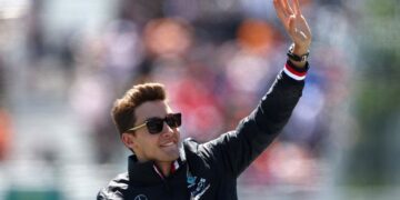 Mercedes driver George Russell speaks to CNN ahead of the 2022 British Grand Prix