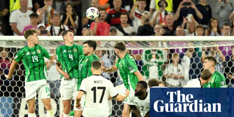 Florian Wirtz’s free-kick clinches victory for Germany against Northern Ireland | World Cup 2026 qualifiers