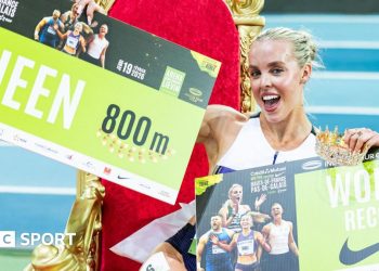 Keely Hodgkinson ready for ‘battle of world records’ at London Diamond League