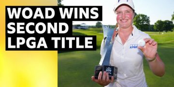 Golf: Lottie Woad’s reaction to second LPGA Tour title win
