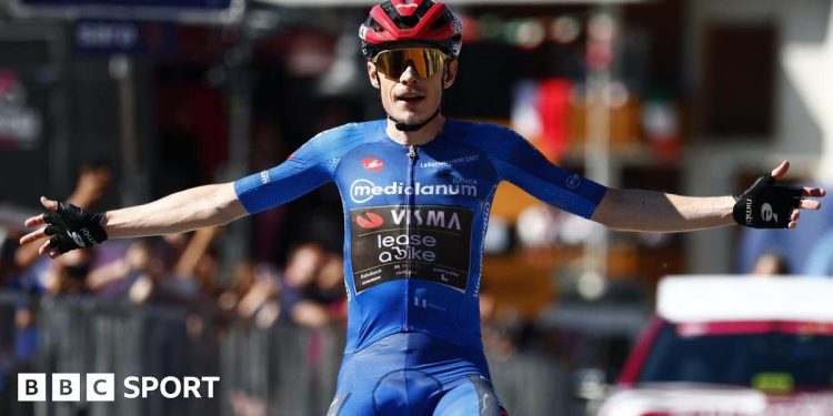 Giro d’Italia 2026: Jonas Vingegaard takes pink jersey with stage 14 victory