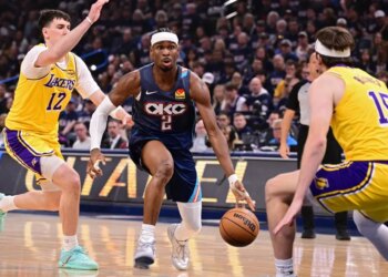 Thunder pull away from Lakers in NBA playoffs, while Pistons down Cavs | Basketball News