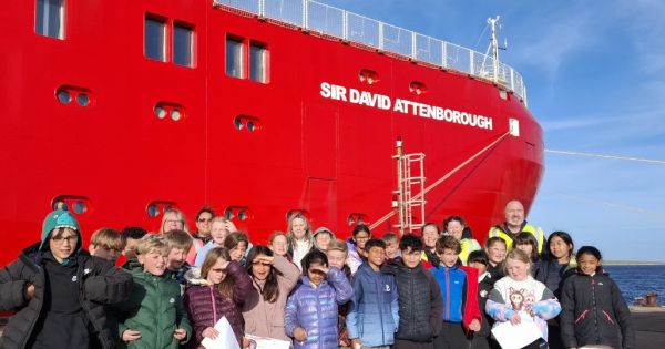 Falklands students send special message to Sir David Attenborough on his 100th birthday — MercoPress