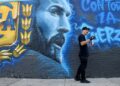 Dallas artist unveils mural paying tribute to Argentina and Lionel Messi