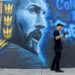 Dallas artist unveils mural paying tribute to Argentina and Lionel Messi