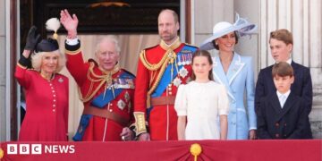 Trooping the Colour: Royal Family watch Red Arrows flypast on Buckingham Palace balcony – live updates
