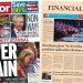 The Papers: 'Never again' and 'No 10 of the north'