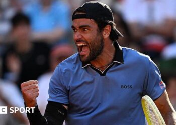 French Open 2026 results: Matteo Berrettini one of three Italians in quarter-finals