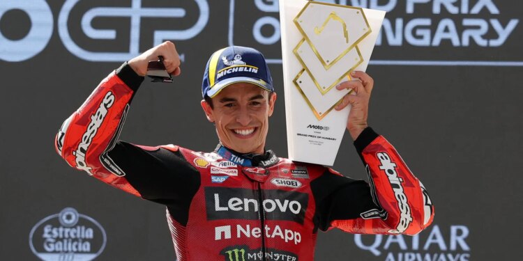 Marc Marquez hits 100 career wins with Hungarian MotoGP victory | Motorsports News