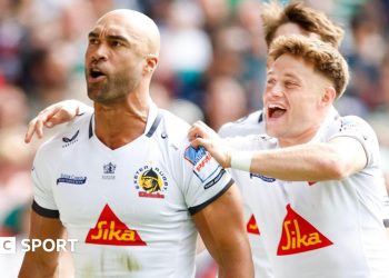 The Prem: Leicester 26-35 Exeter – Chiefs keep up play-off hopes after rare win at Tigers