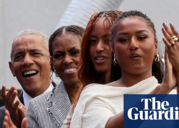 Star-studded opening for Obama library in Chicago delivers implied rebuke to Trump | Barack Obama