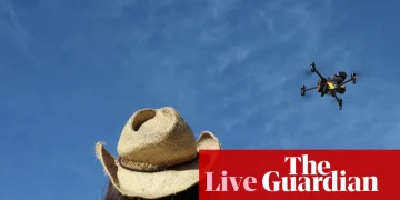 Australia news live: shark-spotting drones to patrol NSW beaches year-round; Chalmers grilled on ‘widow’s tax’ | Australia news