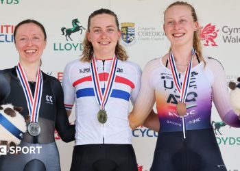 National road race championships: Zoe Backstedt retains time trial title on all-Welsh podium