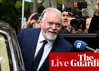 Australia news live: Kyle Sandilands reaches $12m settlement with ARN after radio host’s sacking | Australia news