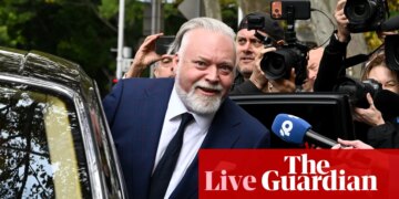 Australia news live: Kyle Sandilands reaches $12m settlement with ARN after radio host’s sacking | Australia news