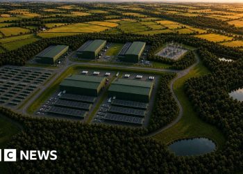 Plans for massive data centre near Great Torrington in Devon
