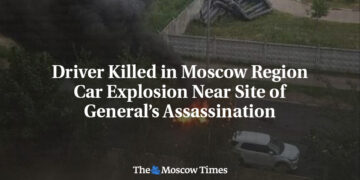 Driver Killed in Moscow Region Car Explosion Near Site of General’s Assassination
