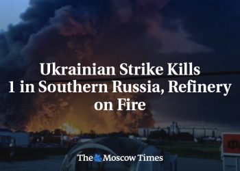 Ukrainian Strike Kills 1 in Southern Russia, Refinery on Fire
