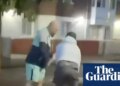 Politicians try to calm tensions inflamed by social media after stabbing in Belfast | UK news