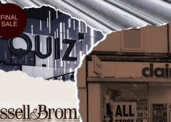 High street’s half-year score: 3,618 jobs and 400 shops lost
