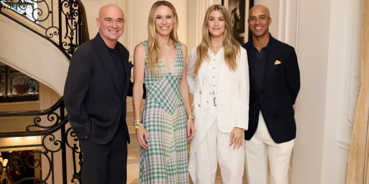 Andre Agassi, Caroline Wozniacki, Genie Bouchard and James Blake Talk Tennis