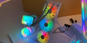 Hyte’s new prototype AIO cooler looks to pack funky RGB and transparent shrouds into an affordable package