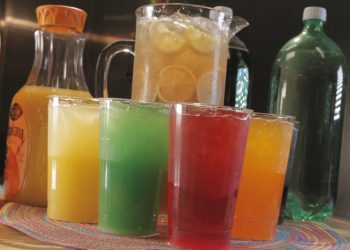 Does drinking juice, soda during childhood increase the risk of high blood pressure?