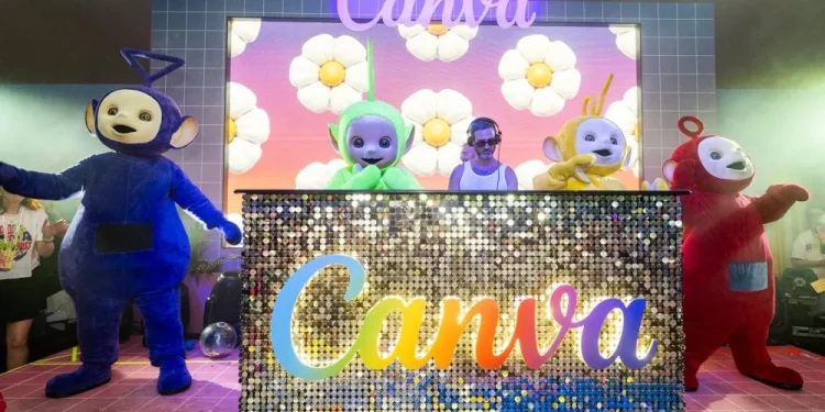 Teletubbies Dance for LGBTQ Rights at Canva Beach Pride Party 