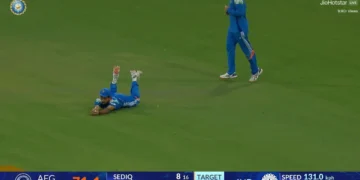 Watch: Debutant Prince Yadav grabs sensational running catch in IND vs AFG ODI
