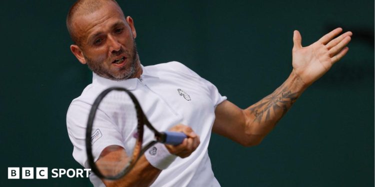 Wimbledon qualifying: Britain’s Dan Evans loses in final singles match of career