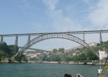 Maria Pía Bridge in Vila Nova de Gaia