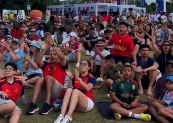 World Cup viewers gather at FIFA Fan Fest in Atlanta
