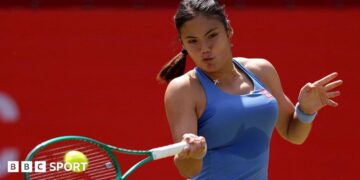 Queen’s Club final: Emma Raducanu vs Donna Vekic for HSBC Championships – follow on the BBC