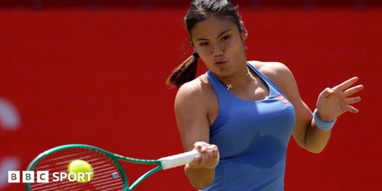 Queen’s Club final: Emma Raducanu vs Donna Vekic for HSBC Championships – follow on the BBC
