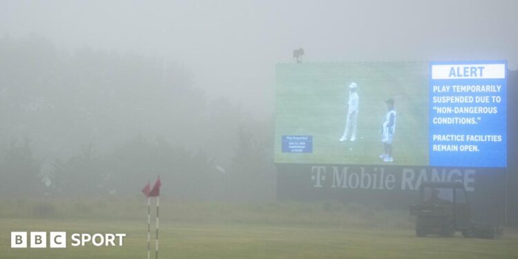 US Open 2026: Fog halts opening round at Shinnecock Hills before Rory McIlroy and Scottie Scheffler start