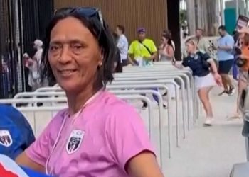 Mom finally sees son play in World Cup