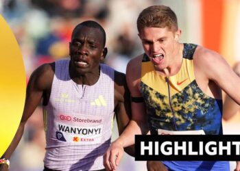 'So close on the line!' – Teenager Lutkenhaus stuns Olympic champion in 800m