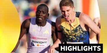 'So close on the line!' – Teenager Lutkenhaus stuns Olympic champion in 800m