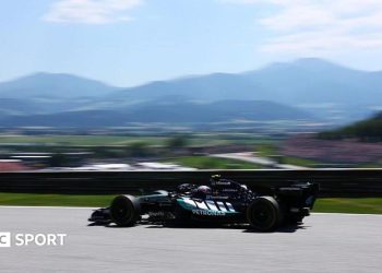 Austrian Grand Prix 2026: Kimi Antonelli leads Mercedes team-mate George Russell in first practice