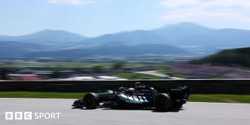 Austrian Grand Prix 2026: Kimi Antonelli leads Mercedes team-mate George Russell in first practice