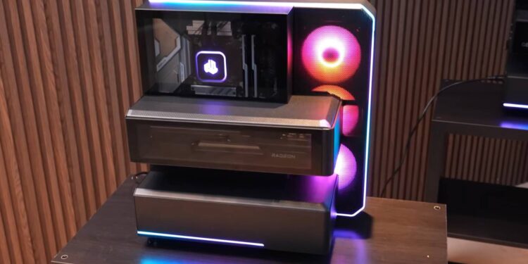 Phanteks shows off PC case that bucks the fish tank trend in favour of greater thermal efficiency and giving your GPU its own little room