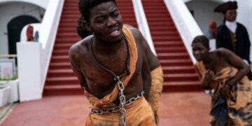 Slave trade reenacted on Juneteenth as leaders demand reparations | Slavery