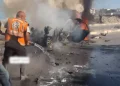 Man in Gaza survives double tap Israeli strike on vehicle | Israel-Palestine conflict