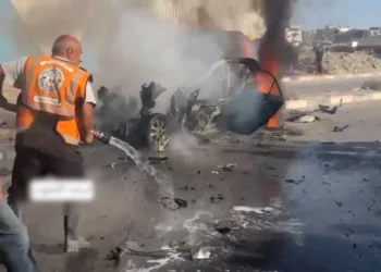 Man in Gaza survives double tap Israeli strike on vehicle | Israel-Palestine conflict