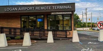 I Tried the New Logan Airport Remote Terminal in Framingham