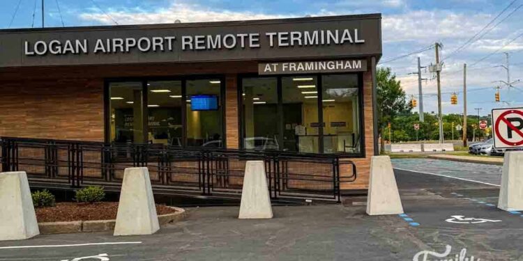 I Tried the New Logan Airport Remote Terminal in Framingham
