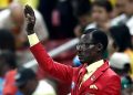 Who is the man standing still for entire World Cup matches?
