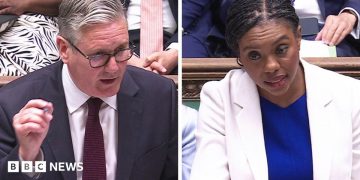 Badenoch accuses Starmer of leaving defence spending ‘mess’