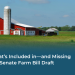 Here’s What’s Included in—and Missing from—the Senate Farm Bill Draft – Food Tank